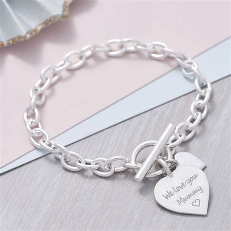 silver love bracelet|silver bracelets with heart charm.